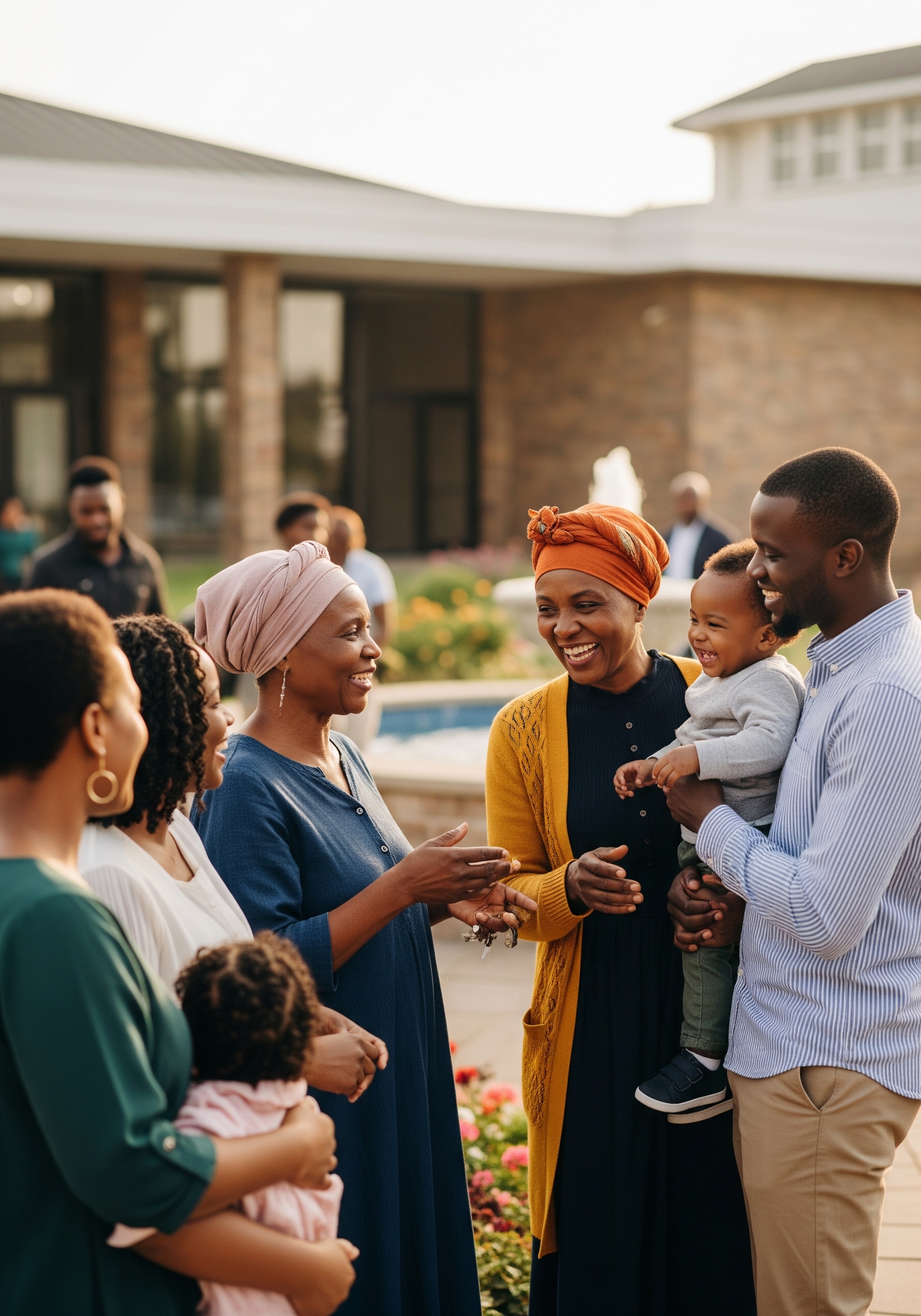 A diverse group from The Entrust Community worshiping together